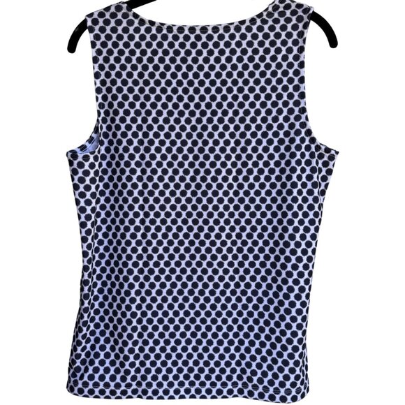 Chico's Zenergy Polkadot Sequins Tank Top 1 US M Stretchy Career Base Layer - Picture 4 of 10